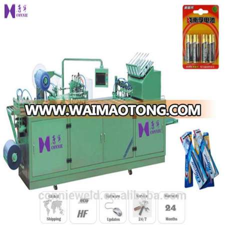 CE Approved Automatic Toothbrush Blister Packing Machine With High Frequency